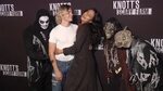 Ross Lynch & Courtney Eaton "Knotts Scary Farm 2016" Black C